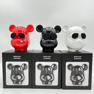 Violent Bear Head Speaker Bluetooth Cartoon Desktop Home Audio Wireless Outdoor Card Subwoofer Wireless Card