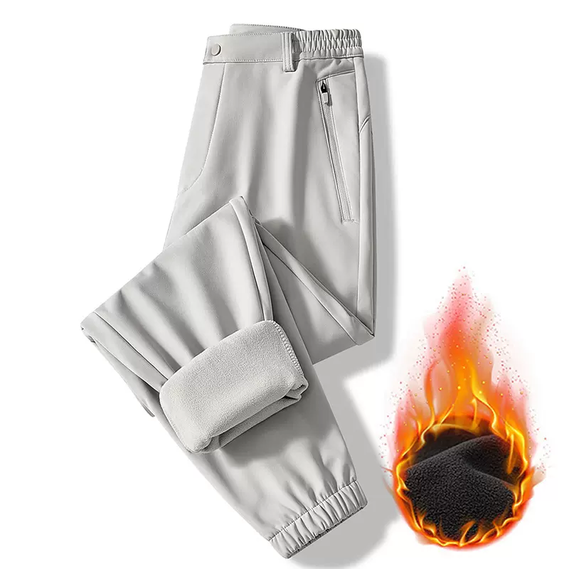 户外冲锋裤男春秋薄款防风防水登山宽松休闲潮流透气薄绒登山裤女