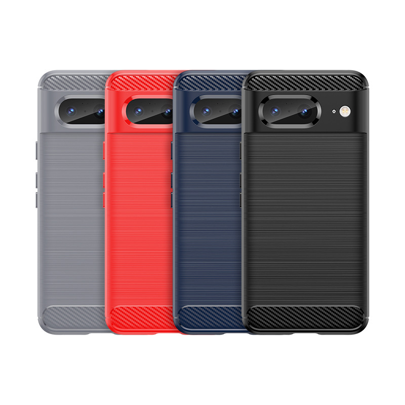Aplicable a la caja del teléfono móvil Google 8 Pixel8Pro funda protectora cepillado todo incluido Google 8A silicona suave resistente a la caída Google
