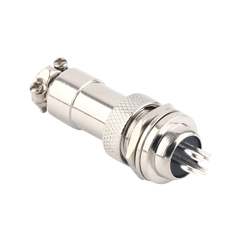 丸型接続器gx12壁式公座12m-4f公ソケット前ナットソケット|undefined