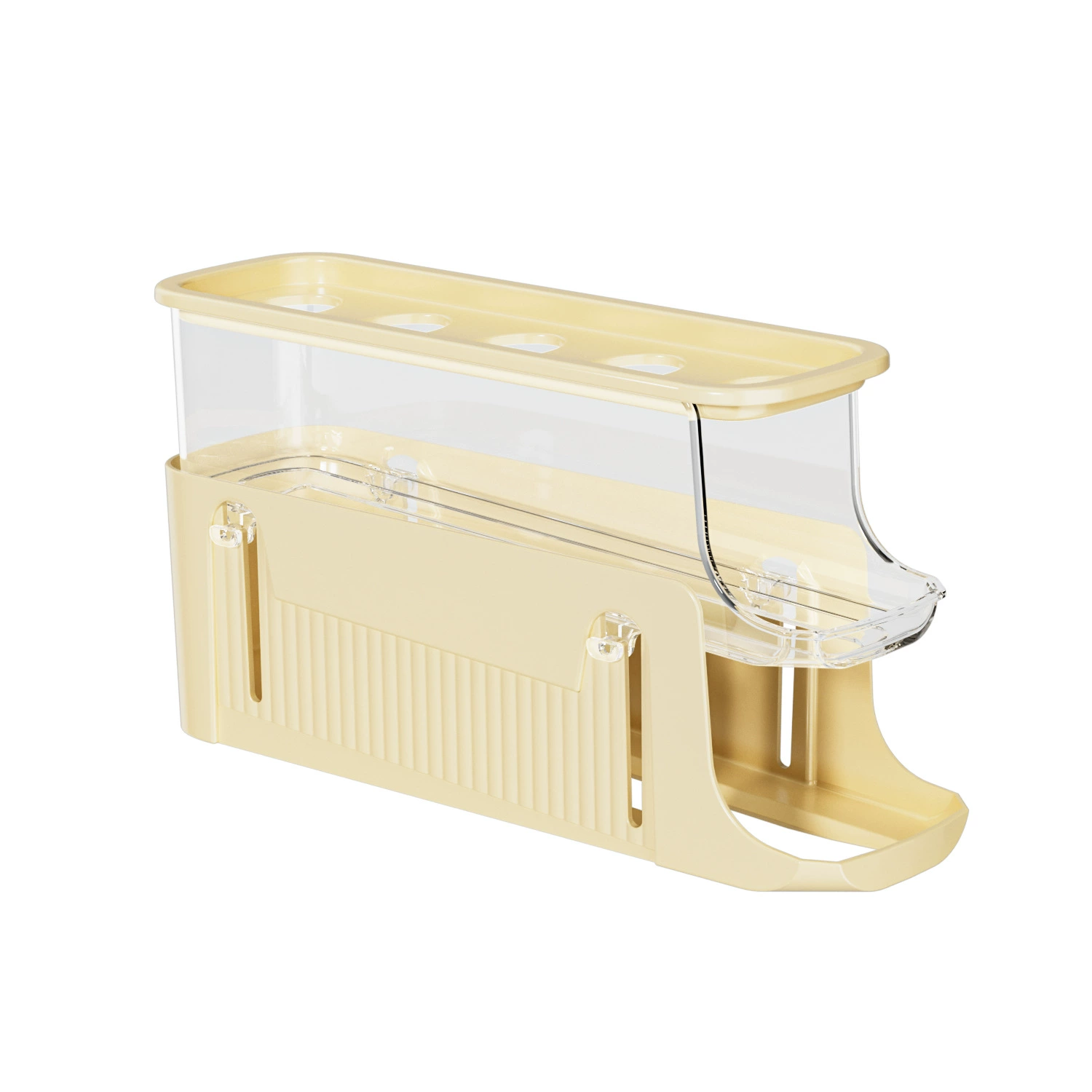 Новоя rolled egg box creamy wind, большая ёмкость, подставка для яиц холодильник, коробка для хранения яиц артефакт завершения яиц