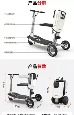 for the Elderly, Qatlanan elektrik velosipedlər - imported-generation