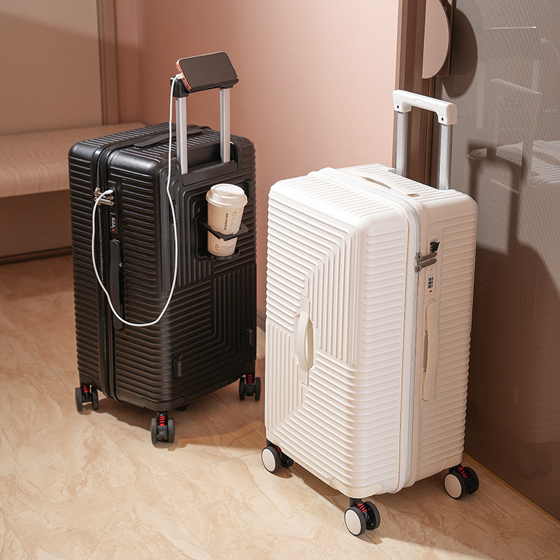 Luggage Large Capacity Suitcase Large Password Box Abs New Material Boarding Case Silent Universal Wheel Trolley Case