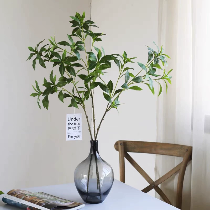 Моделирование растения Чувство лошади пьяный деревянный лист украшение дома фотография украшения Свадебный ландшафтный дизайн поддельный цветок ЛОШАДЬ пьяная деревянная ветка