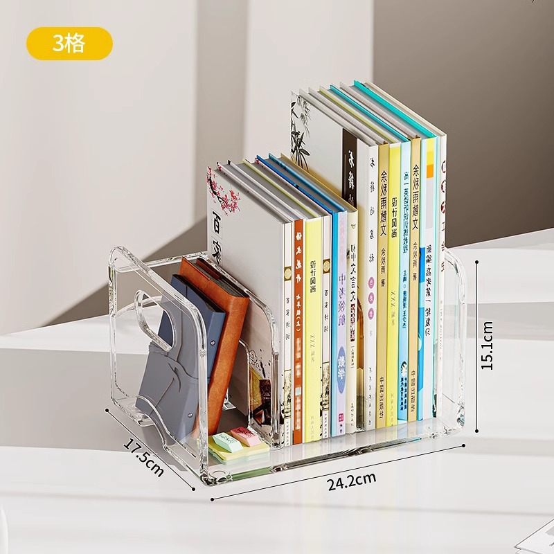 [그리드 3개] 투명 - 손잡이 포함