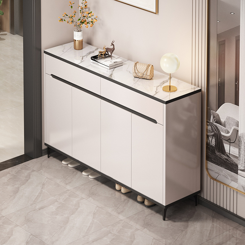 Entrance Door Shoe Cabinet, Home Entrance Cabinet 2025 New Hot Style High-End Wall-Mounted Integrated Storage Locker Shoe Rack