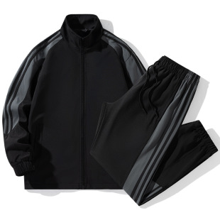 Casual sports jacket suit men's 2023 Spring and Autumn new fashion trendy long pants handsome trendy coat