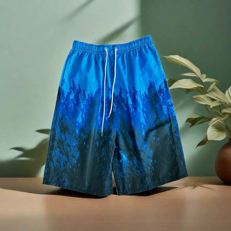 Мужские летние пляжные шорты, быстросохнущие, свободного кроя, тонкие, шорты для серфинга и плавания (пятидюймовые), мужские спортивные и повседневные быстросохнущие и дышащие шорты.