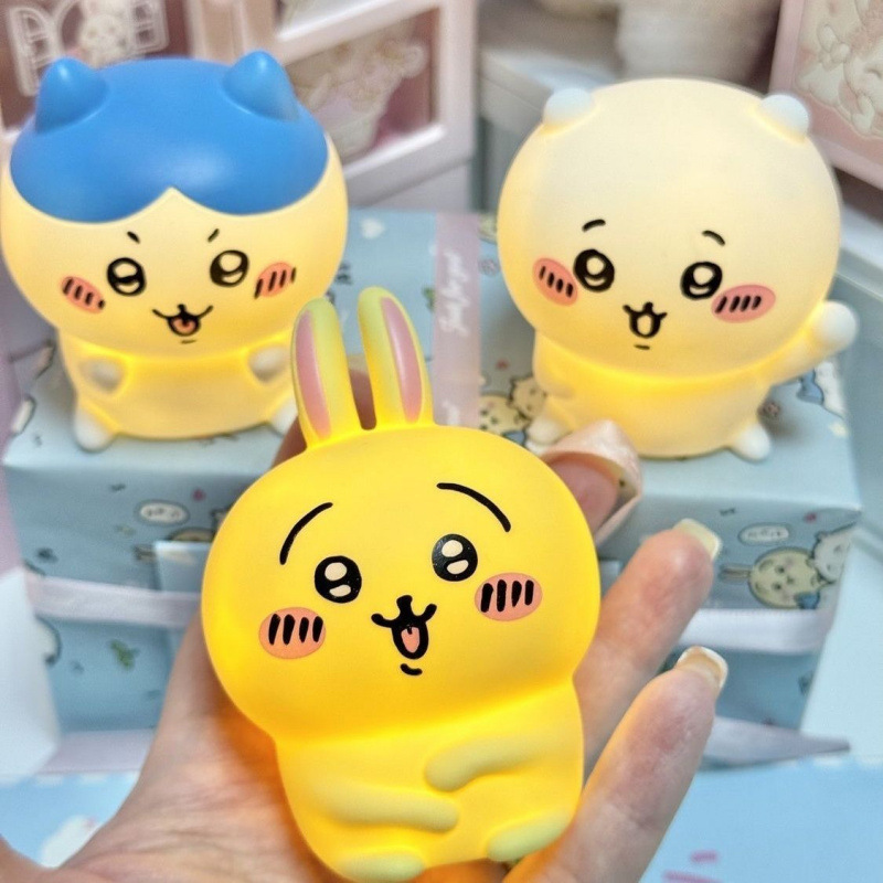 クリエイティブでかわいい Jiyi Usachi Xiaoba ナイトライト 女の子への誕生日プレゼント 睡眠と夜の雰囲気の屋台に人気|undefined