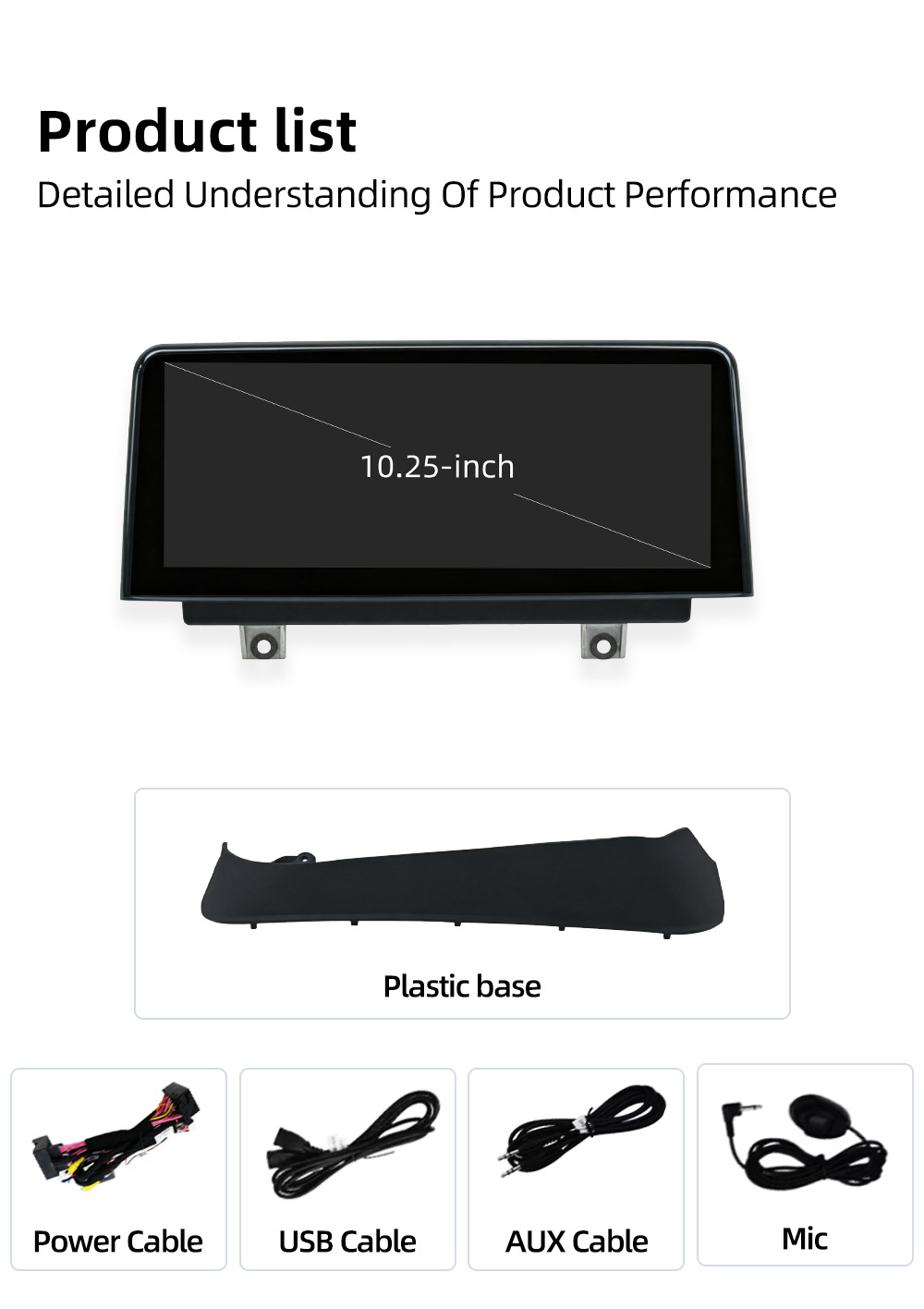 Car-Mounted Central Control Large Screen Navigation System Suitable for Bmw 1 Series 2 Series F20 F21 F22 M2 F87 2013-2016