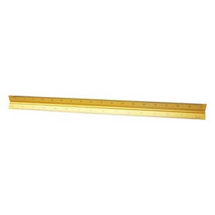 Triangular metal scale 30cm aluminum alloy design triangle ruler ruler drawing drawing tool