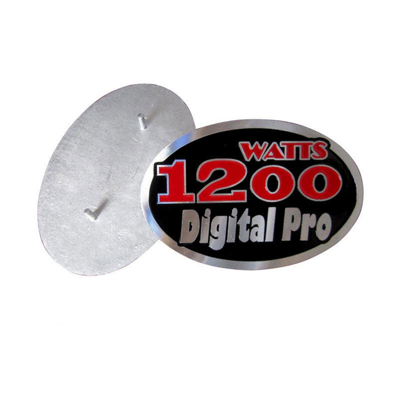 专业生产金属冲压标牌铭牌 高光拉丝家电logo标牌氧化批花铝标牌