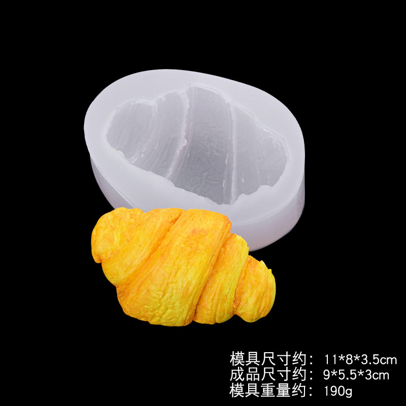 Biscuit pan simulación silicona molde jabón hecho a mano aromaterapia vela mousse jalea fondant cake Decoración