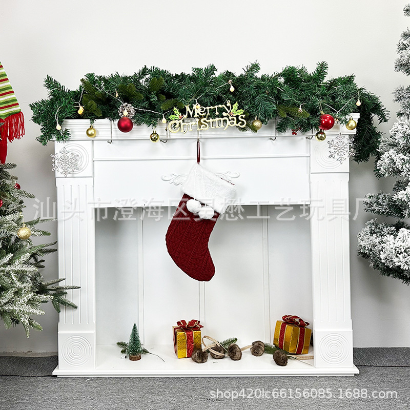 2024年越境アマゾン新作クリスマスオーナメントニットクリスマスソックスギフトバッグクリスマスソックスクリスマスプレゼント|undefined