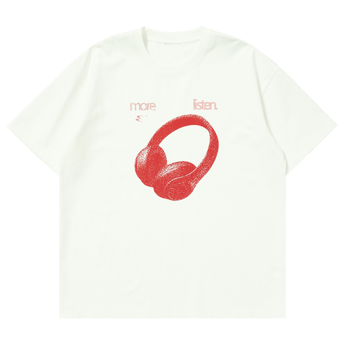 Menterma 24SSクラシック大衆ヘッドセットプリントtシャツ夏男女中性BF百合半袖