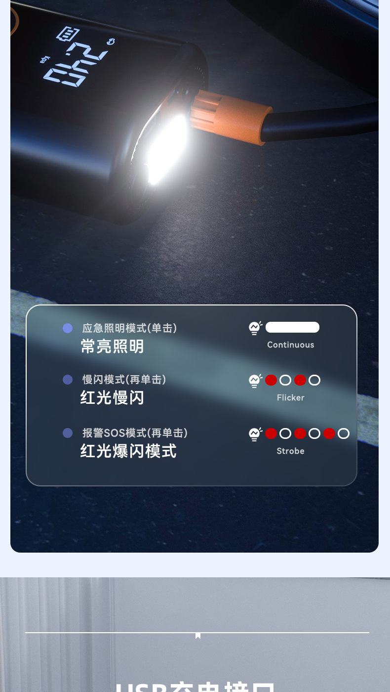 Cross-border car wireless air pump mini portable car air pump electric car tire car air pump fast charging