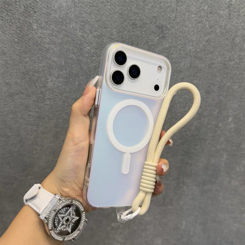 iPhone17promax手机壳炫彩极光变色龙磁吸适用苹果16高级感简约新|undefined