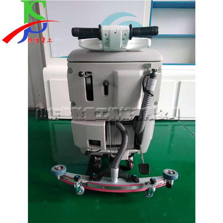 Equipo de lavado de suelo eléctrico semiautomático para lavadora de suelo empujada a mano para el centro comercial y el hospital, máquina de curado de mármol tipo disco de cepillo