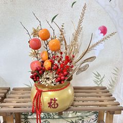 新版2果石榴柿子仿真發財果居家裝飾假果實擺件仿真冬青紅果批發