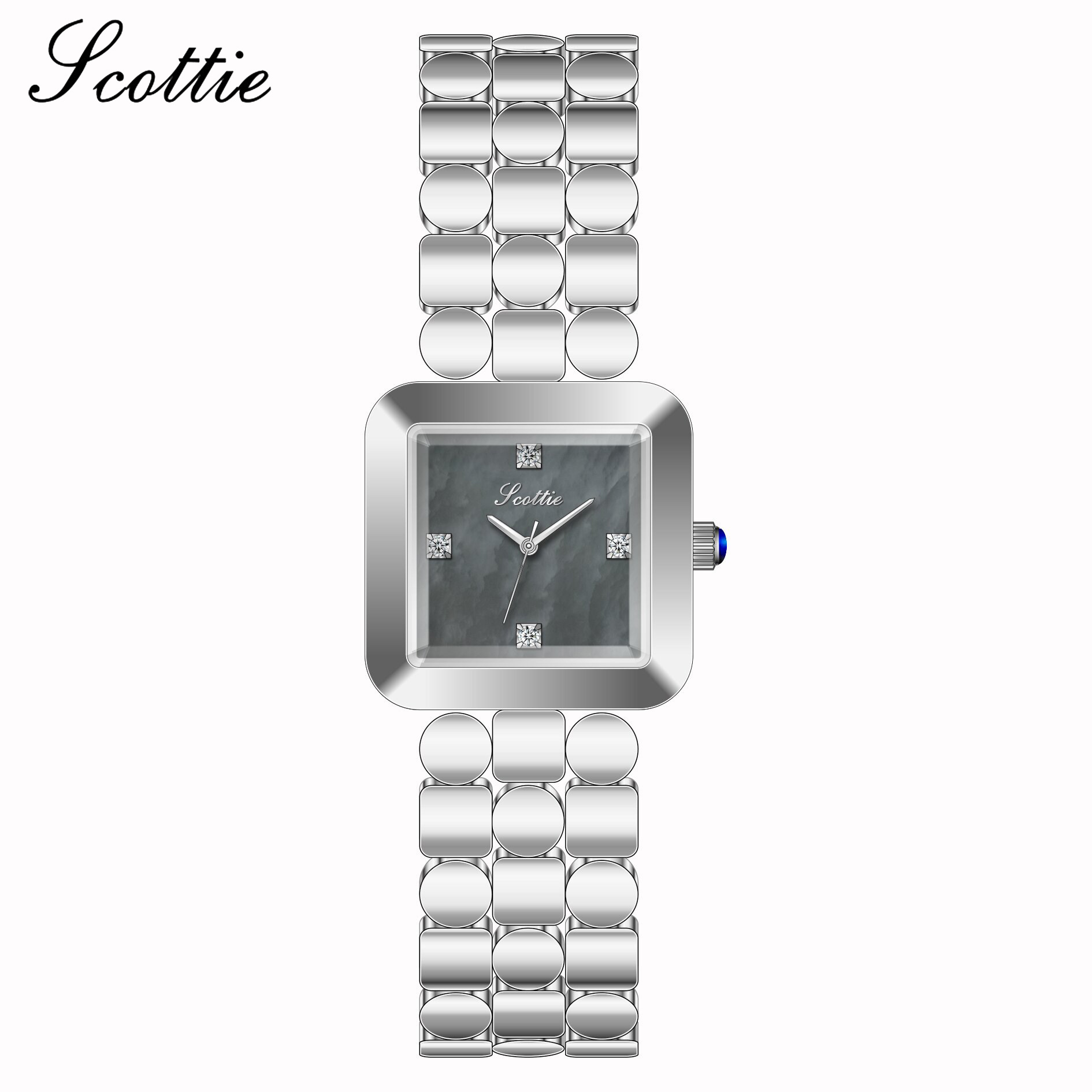Women's Gender Vintage Style Classic Style Geometric Butterfly Double Snap Quartz Watch Women's Watches