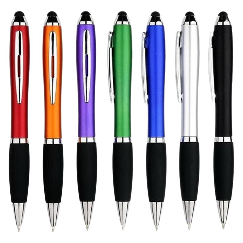 Publicidad de pantalla táctil bolígrafo transfronterizo explosivo 2 - en - 1 bolígrafo Capacitor bolígrafo impreso logo PENS
