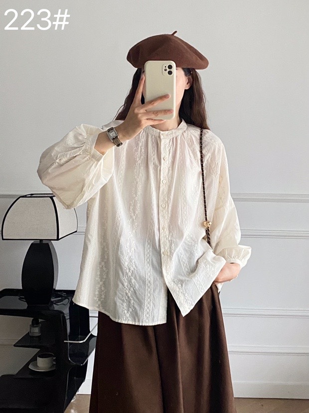 Autumn fresh elegant shirt