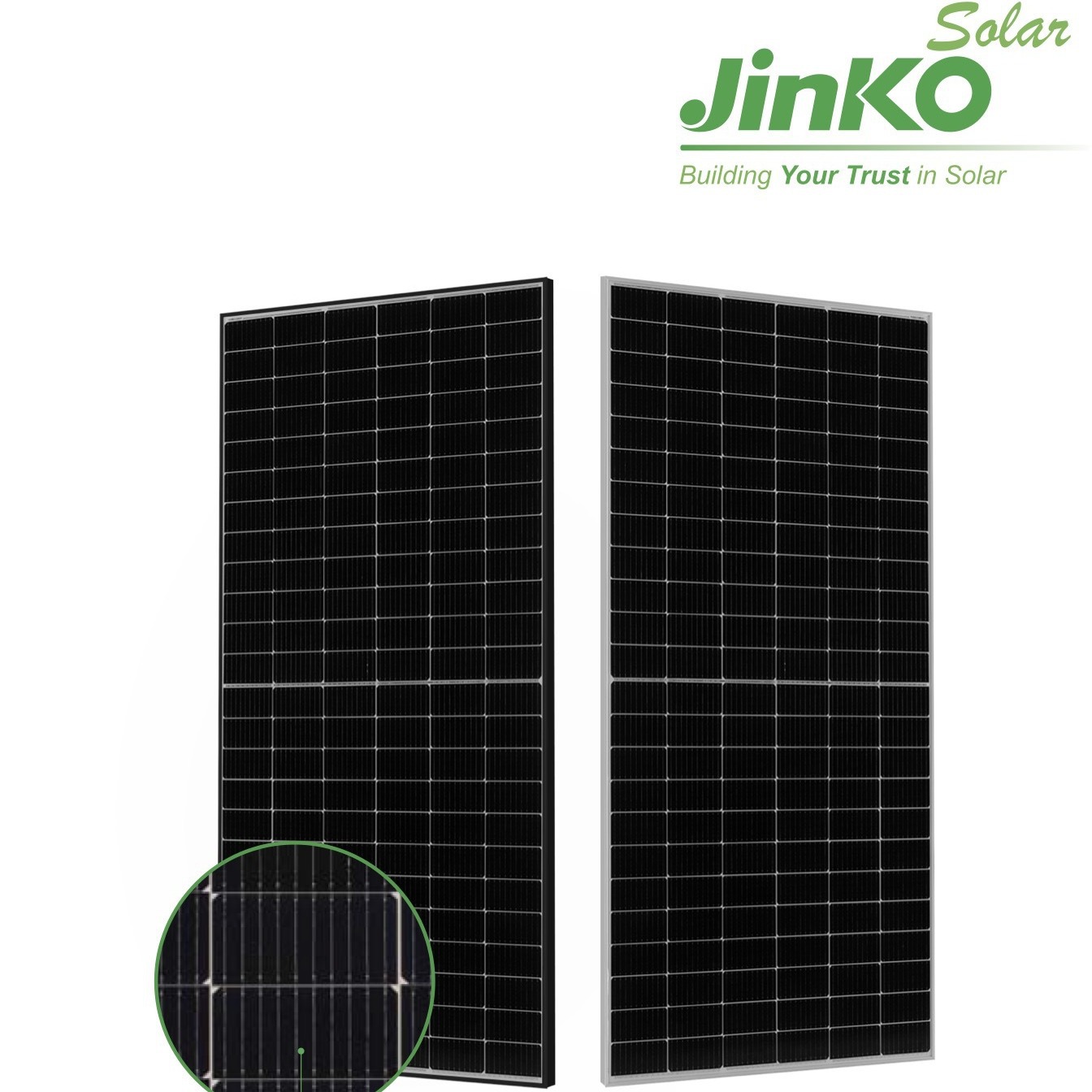 JINKO晶科N型575瓦 正A级双面双玻太阳能光伏板 太阳能高效电池板