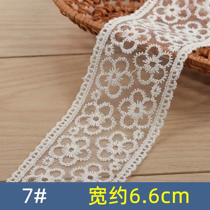 透明レースウェビングメッシュ刺繍ミルクシルク DIY リボンヘアアクセサリー花包装衣類アクセサリー