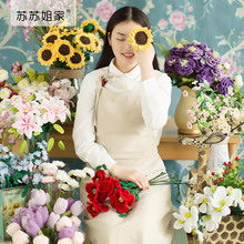 苏苏姐家花园系列花束diy编织蕾丝钩针细毛线团视频材料包