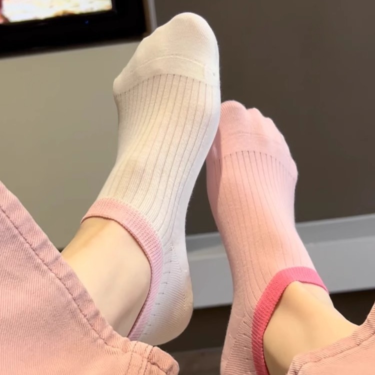 Socks Women's Boat socks summer thin non-slip non-slip invisible spring and autumn low-cut boneless dopamine ins tide socks