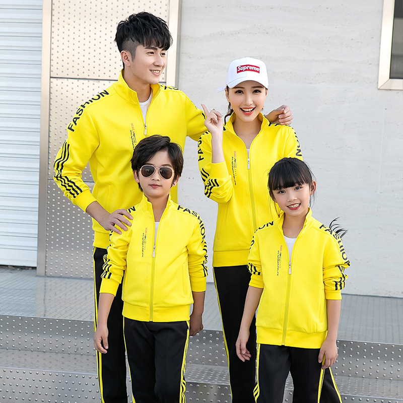 Spring and Autum High School Student Uniform Suit Red Long-Sleeved Sports Meeting Group Uniform Graduation Uniform Junior High School Student Class Uniform