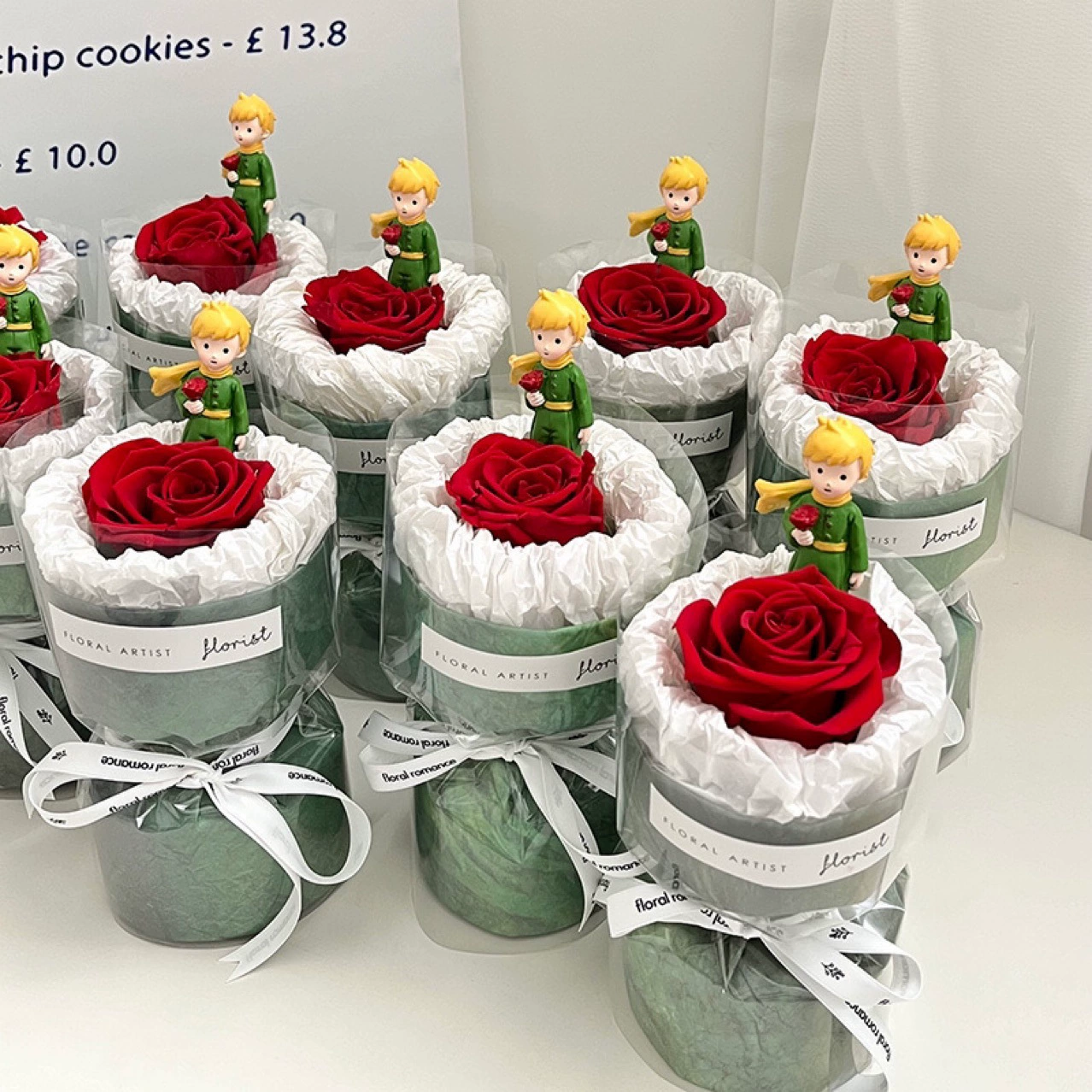 Маленький принц готовый букет вечной жизни