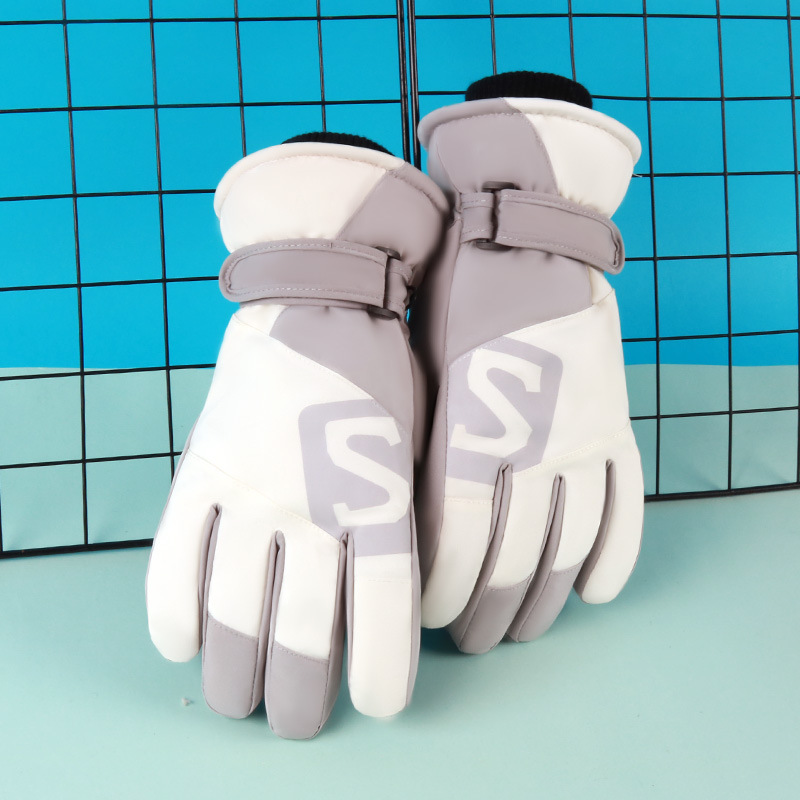 Guanti invernali unisex caldi da sci e equitazione, spessi, antivento, impermeabili, in pile freddo, caldi, con touch screen, per uomo e donna_voghion.com