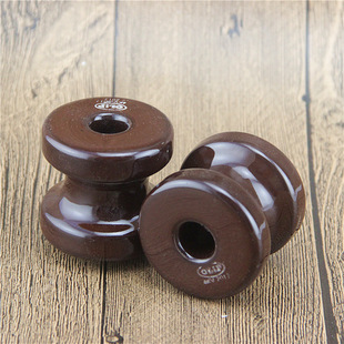Ceramic insulator for wire line low voltage spool insulator AR53-2 butterfly insulator
