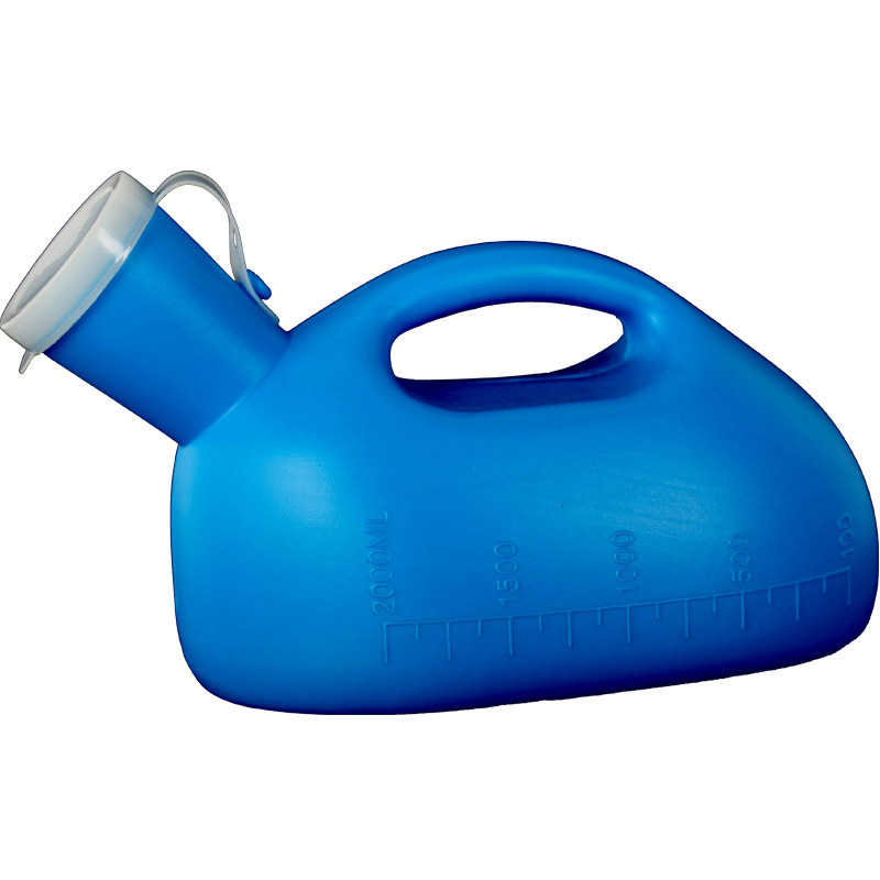 病院用男性用ミリリットル小便器、厚みのある大容量ML便器、蓋付き、高齢者用小便器、寝たきり介護用男性用小便器|undefined