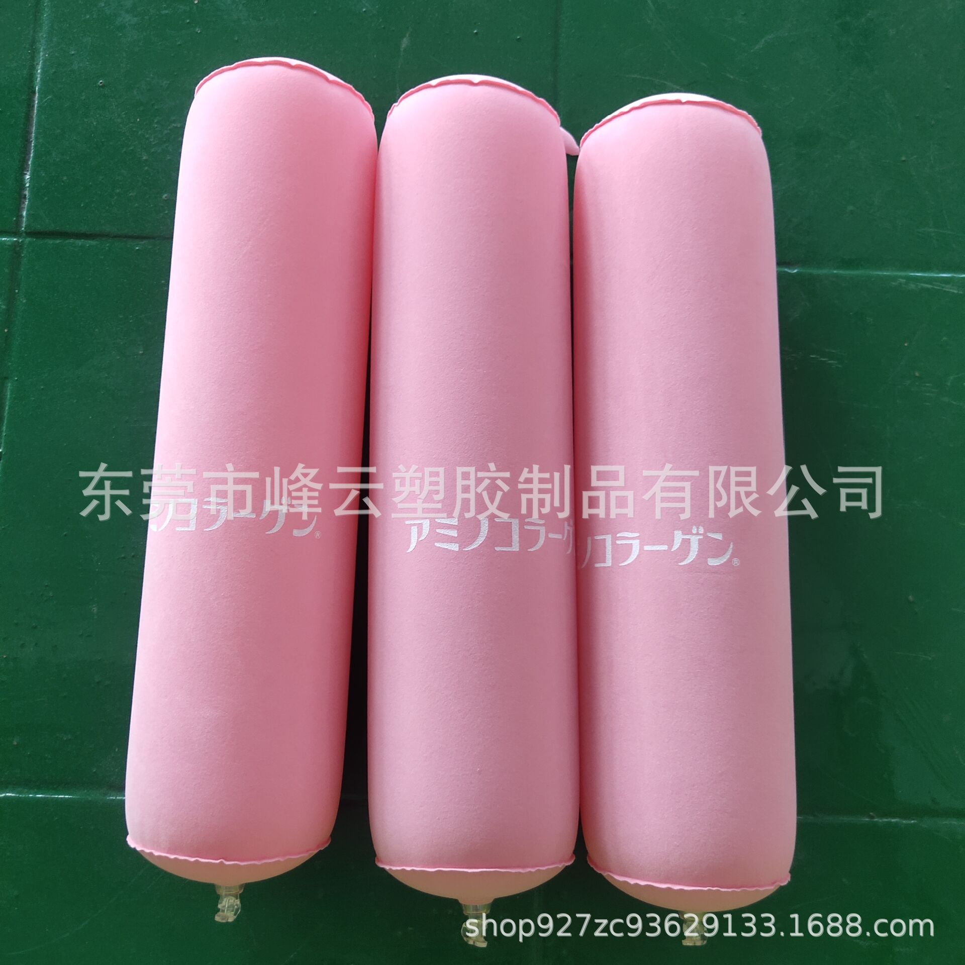 工厂定制充气棒子 充气植绒粉色气棒 日本盆骨瑜伽枕