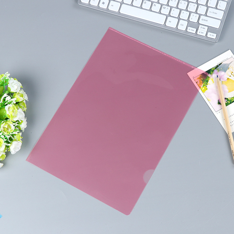 14 실크 a4 투명 레드