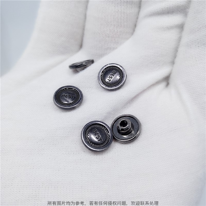 服饰及箱包金属漆电镀BEST铆钉刻字喷漆 遍布用途：机器、门牌