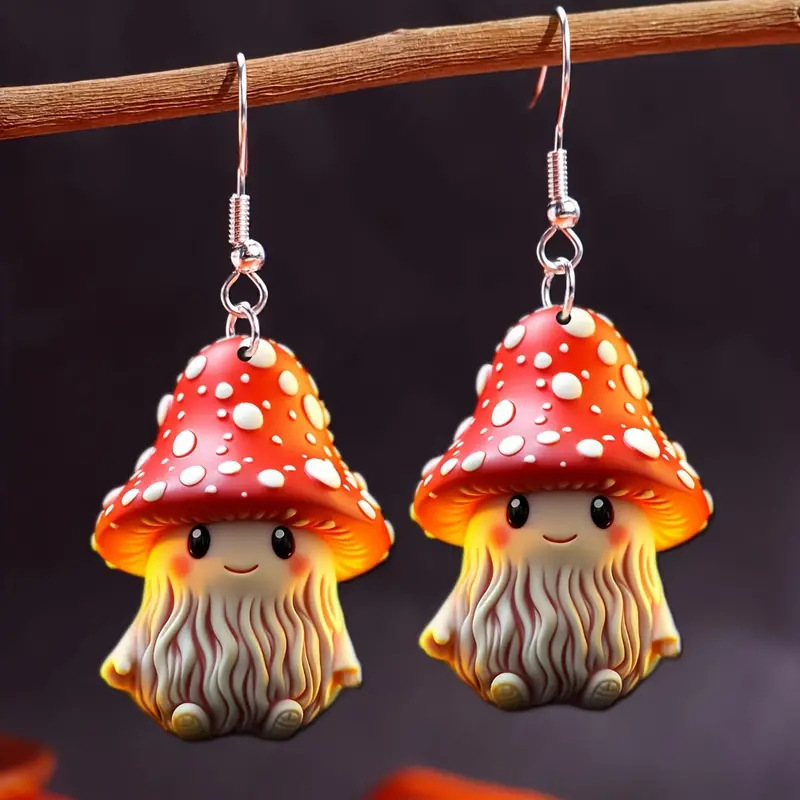 Cute acrylic design earrings