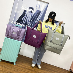 新款時尚大容量運動健身包短途行李出差乾濕分離防潑水旅行包批發