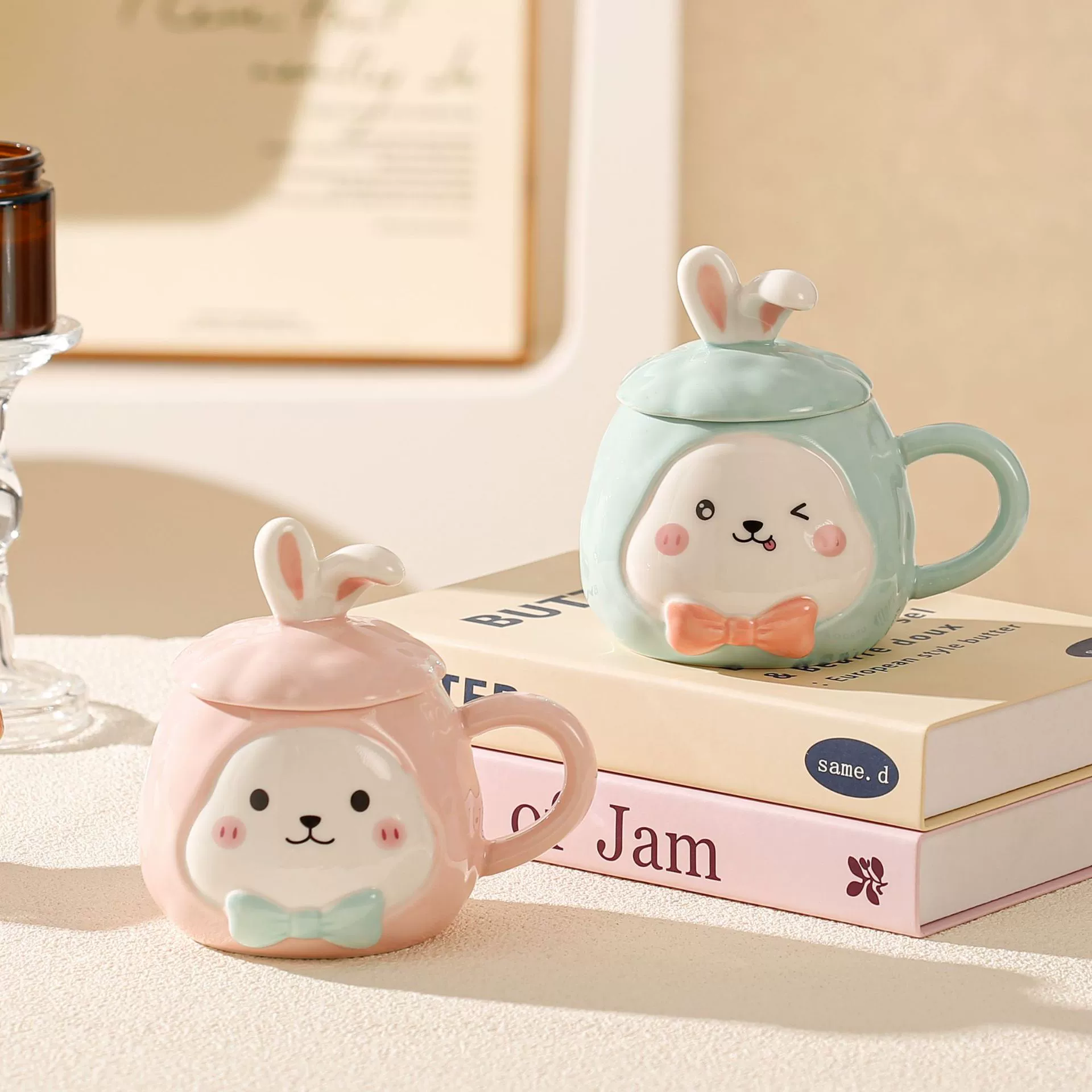 Керамическая чашка Milk FUFU Маркер чашка Botter Rabbit для питья Кружка для пар и семьи обогрев офис кофе