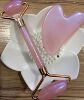 Gua sha board + roller massager [rose quartz]