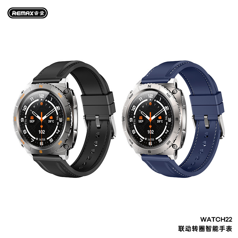 Ruiliang の新しい連動回転スマートウォッチ Bluetooth 通話生活防水高価値スポット WATCH22|undefined