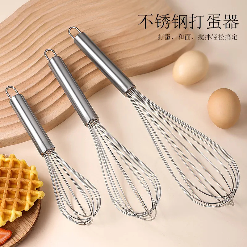 Stainless Steel Manual Egg Beater, Egg Beater, Egg Mixer, Cream Egg Baking Egg Stirring Artifact
