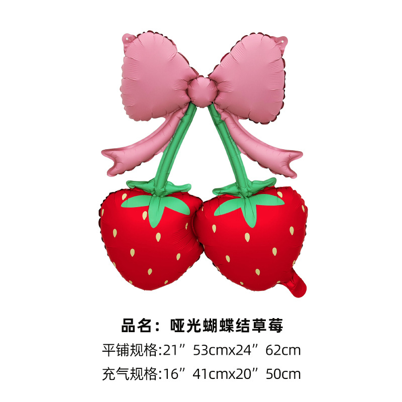 Matte Bow Strawberry