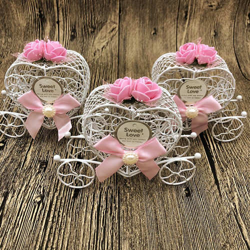 European hot selling wedding candy box creative wedding supplies wedding candy box candy box companion gift box wedding gift