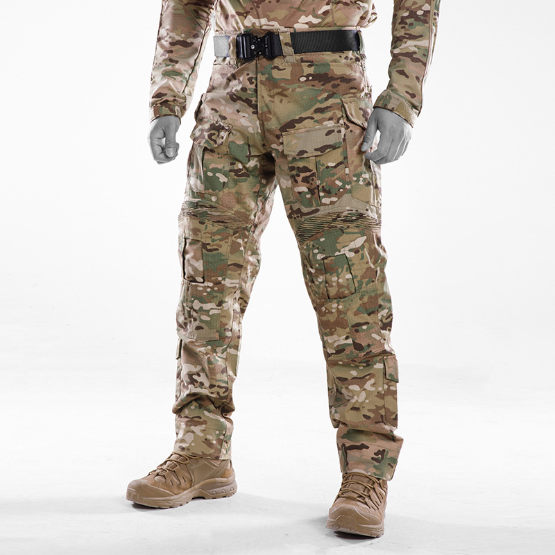 Huanlong G3 Camouflage Tactical Pants Multifunctional Multi-Protection Outdoor Training Pants Cross-Border Long Pants Cross-Border