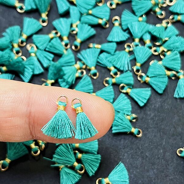Earrings with tassels