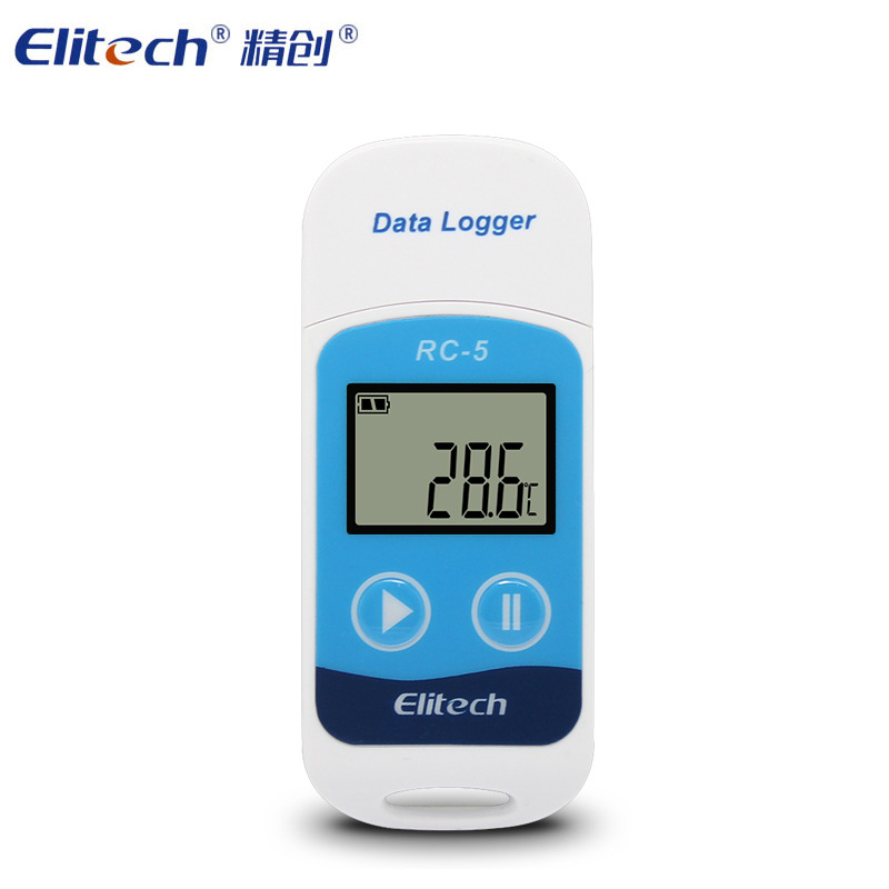 U盘式温度记录仪高精度温湿度计冷藏冷链运输usb自动数据记录仪