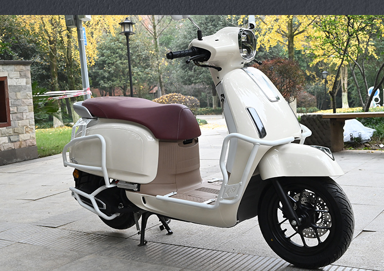 Suitable for Wuyang Honda NWF125 motorcycle crash bars, front and rear exhaust pipe bumpers, anti-fall and anti-collision, white modification